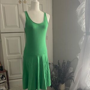 Green Sleeveless Dress